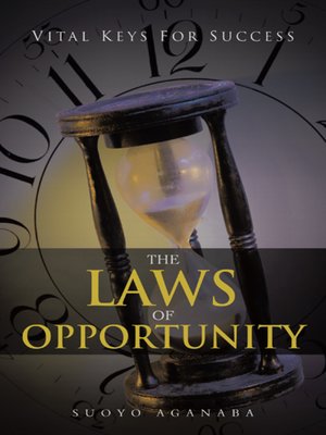 cover image of THE LAWS OF OPPORTUNITY